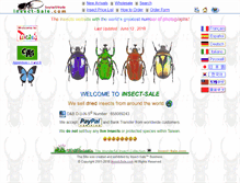 Tablet Screenshot of insect-sale.com